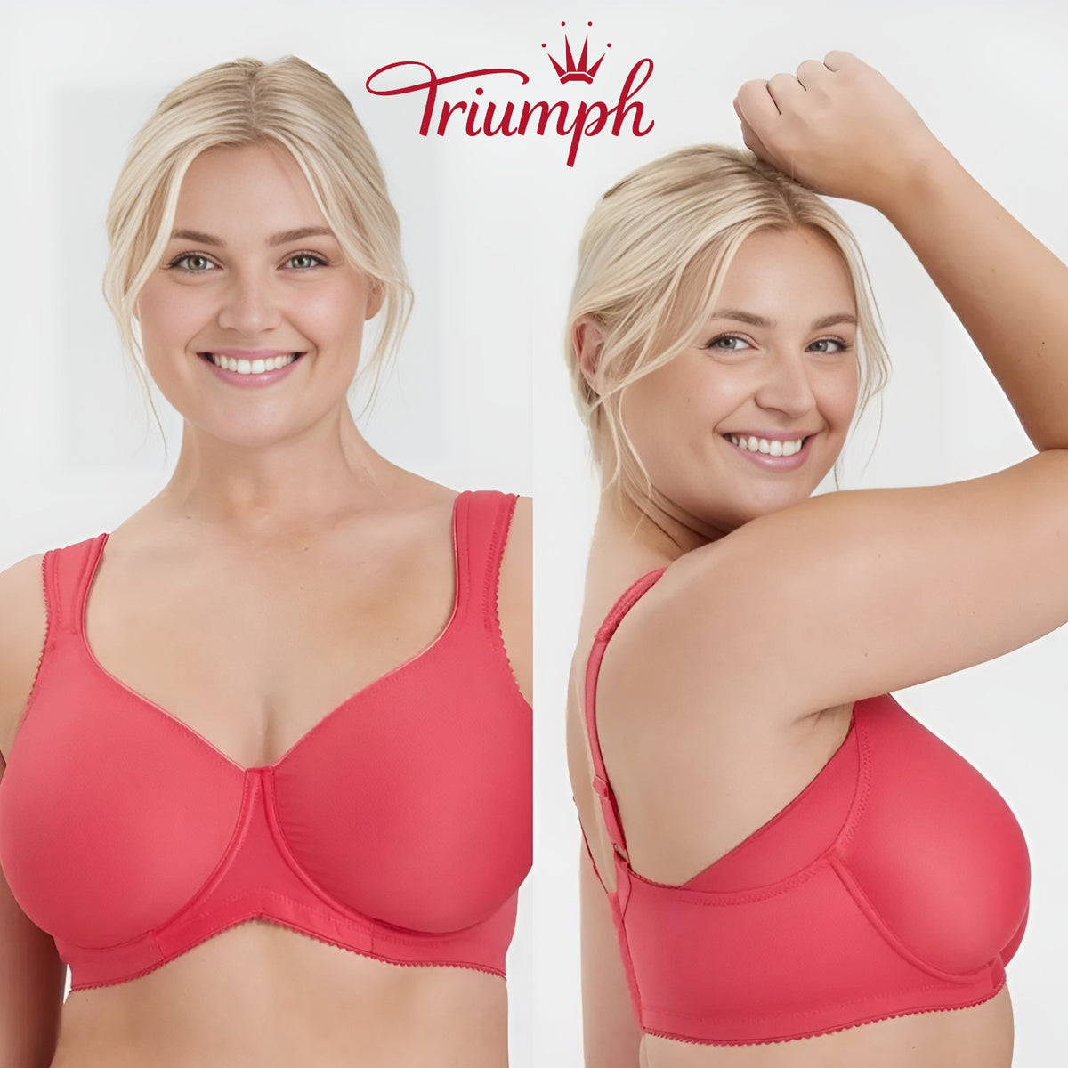 „Triumph“ – (4 vnt.) „Push-up“ liemenėlė su dideliais kaušeliais