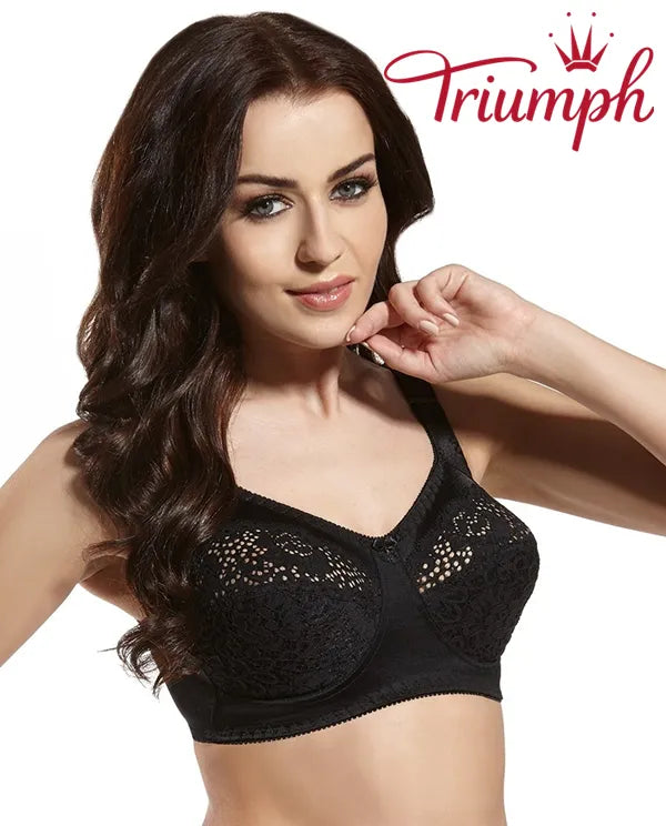 „Triumph®“ – 4 vnt. pakuotė💖50 % nuolaida✨nauja moteriška siuvinėta minkšta liemenėlė dideliems dydžiams
