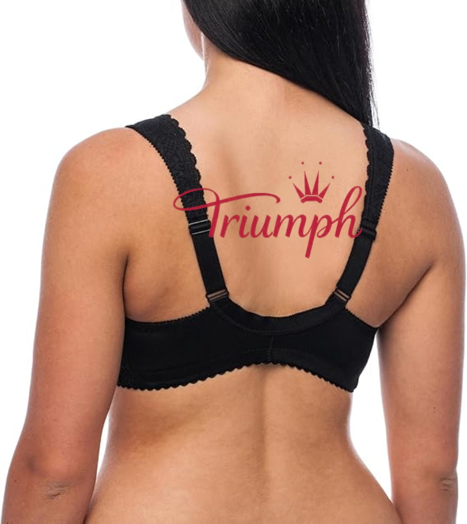 „Triumph“ – (4 vnt.) liemenėlė be lankelių, užsegimas priekyje, plius dydis