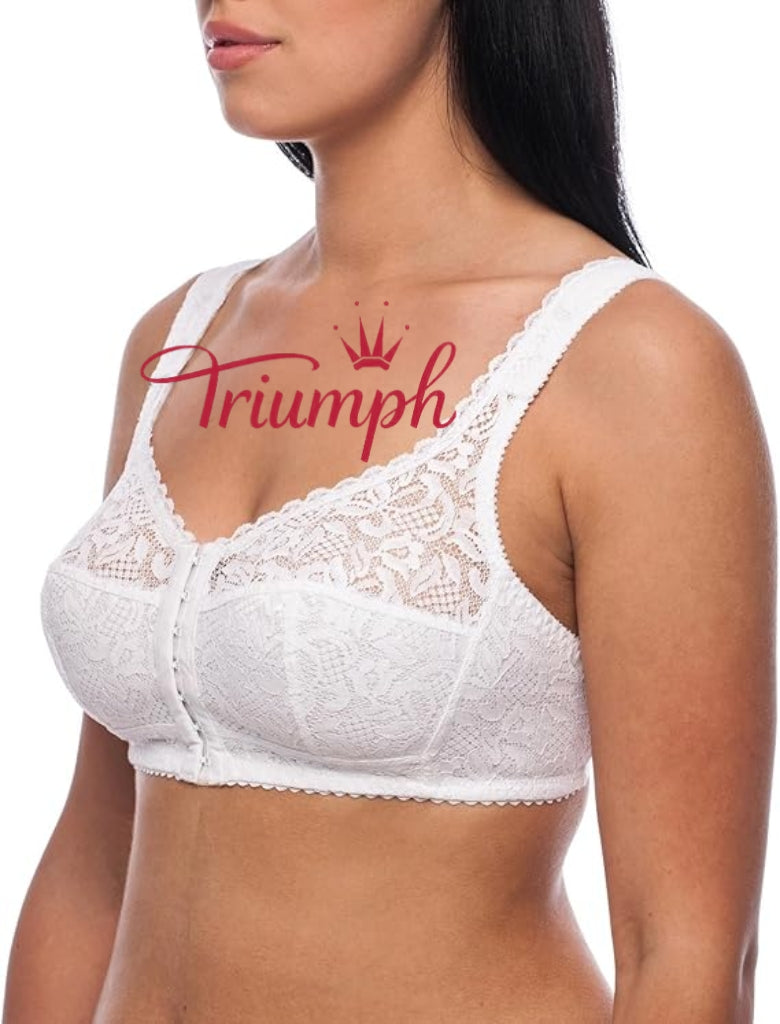 „Triumph“ – (4 vnt.) liemenėlė be lankelių, užsegimas priekyje, plius dydis