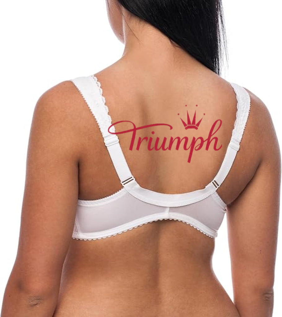 „Triumph“ – (4 vnt.) liemenėlė be lankelių, užsegimas priekyje, plius dydis