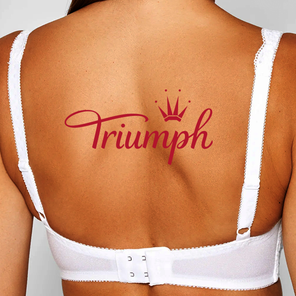 Triumph® 4 vnt.✨💝Patogi nėriniuota liemenėlė su gėlių siuvinėjimu, didelis dydis [75A-120F]