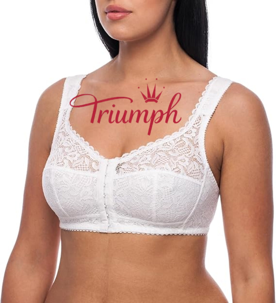 „Triumph“ – (4 vnt.) liemenėlė be lankelių, užsegimas priekyje, plius dydis